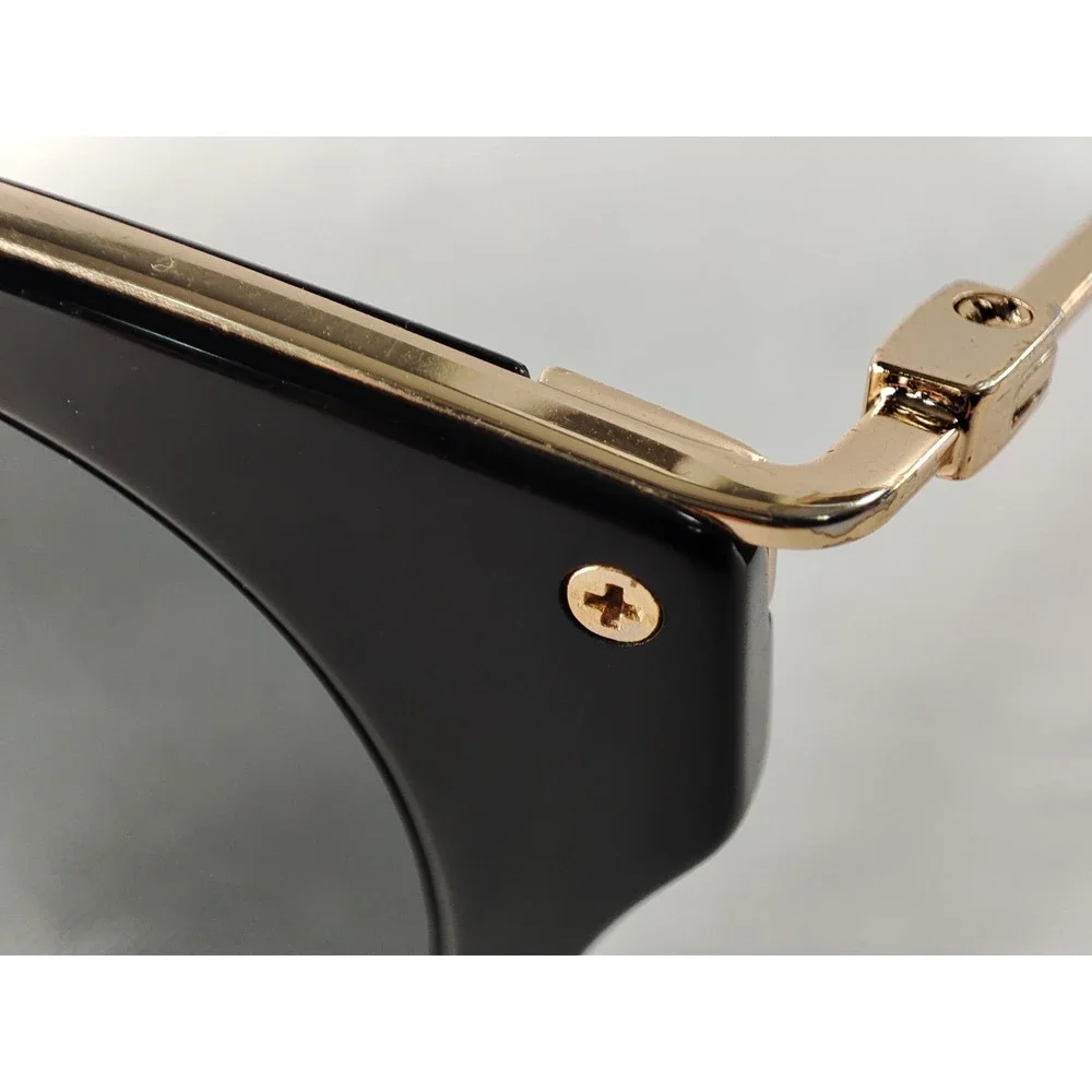Warby Parker Hadley 3100 Jet Black Gold Italy Eyeglass Frames 47-21-140 - Picture 12 of 12